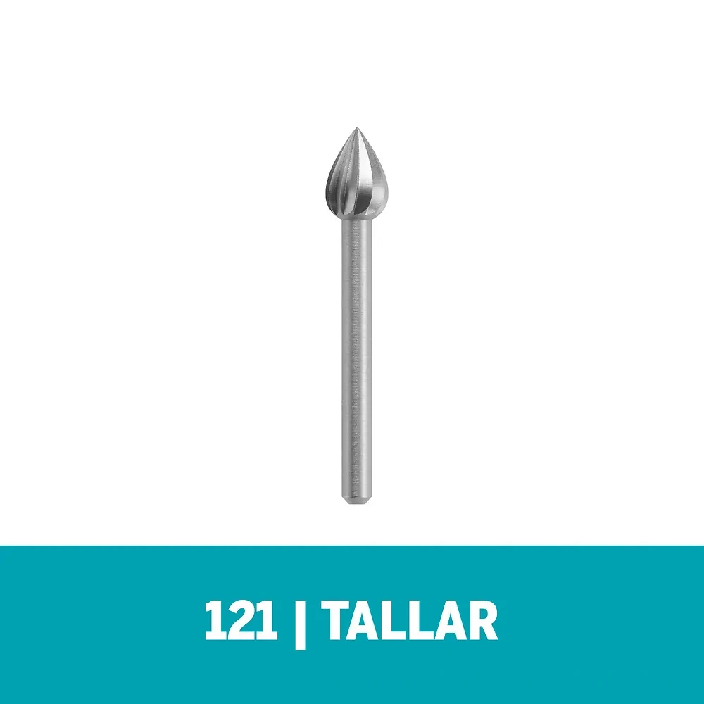 Fresa de Alta Vel Cónica 1/4" Dremel 121 2615.000.121-000