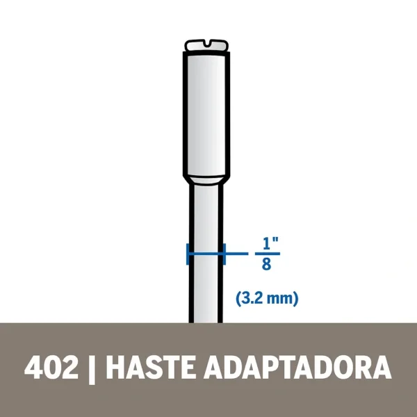 Mandril para Disco de Lijar-Cortar Dremel 402 2615.000.402-000