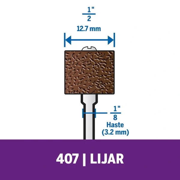 Vástago portalija diámetro 1/2 dremel 407 2615.000.407-000