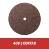 Disco de Corte de metales 15/16 36 UNID Dremel 409 2615.000.409-000