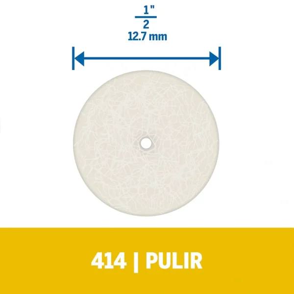 Disco de pulir 1/26 Unid Dremel 414 2615.000.414-000