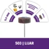 Disco de Aletas 3/8" Grano 120 Dremel 503 2615.000.503-000