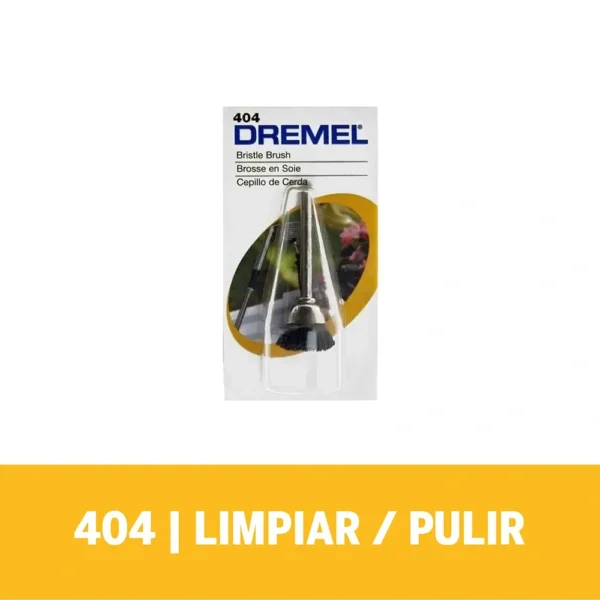 Cepillos de Cerdas 1/2" x 2 Und Dremel 404 2615.040.4AA-000