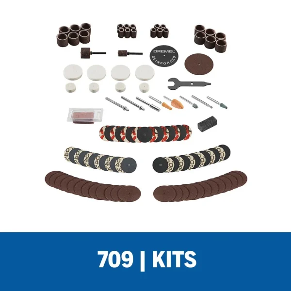 Kit de 110 accesorios para minitorno Dremel 709 2615.070.9AD-000