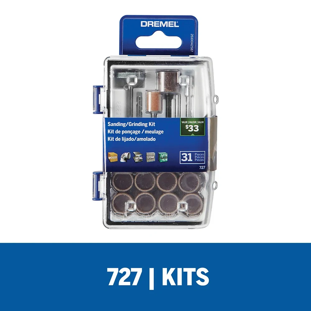 Micro Kit de acc Lijar / Esmerilar Dremel 727 2615.072.7AB-000