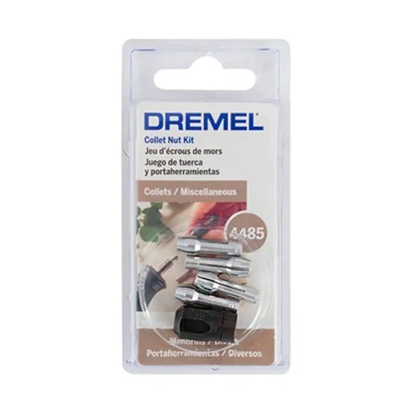 Juego de 4 Boquillas y Tuerca de Retención Dremel 4485 2615.504.485-000
