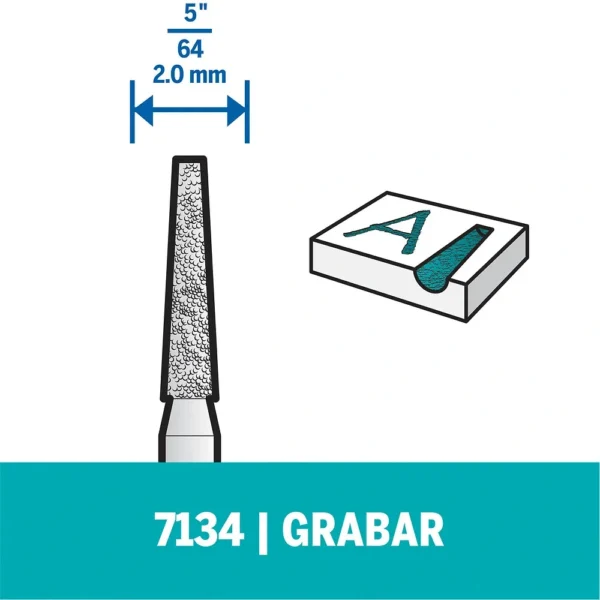 Punta Diamantada 5/64" Dremel 7134 2615.713.4AE-000