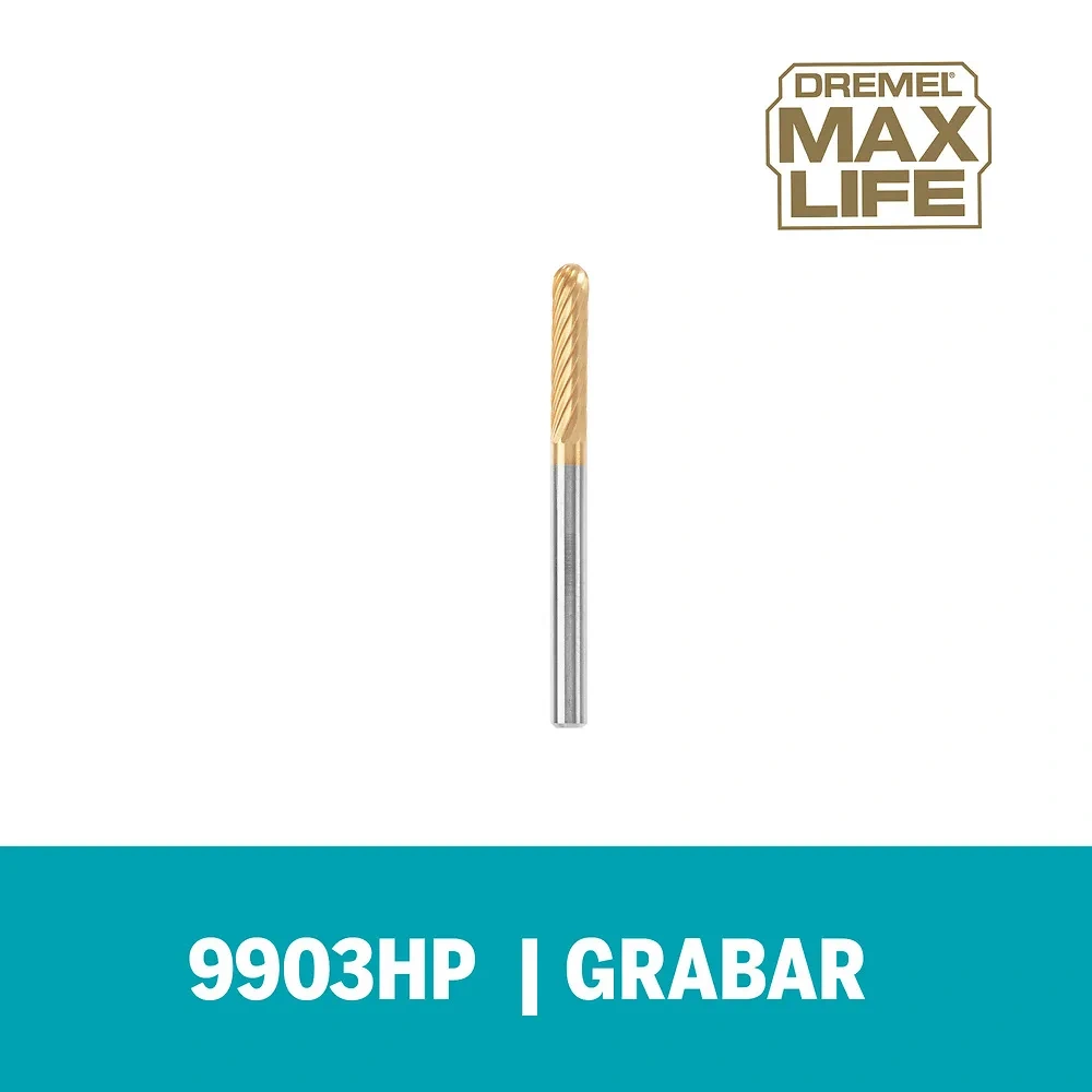 Fresa para Tallado Max Life 9903HP 1/8" Dremel 2615.990.3HA-000
