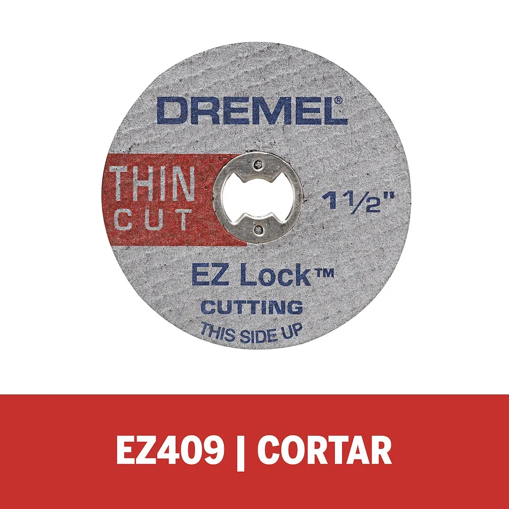 Kit de discos de corte de metal 38mm Dremel EZ409 2615.E40.9AC-000