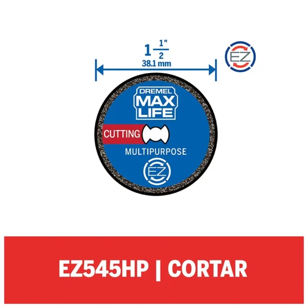 Disco Diamante 1-1/2" Max Life EZ545HP Dremel 2615.E54.5HA-000