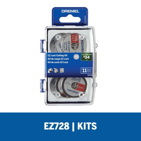Micro Kit de accesorios Lijar / Esmerilar Dremel 728 2615.E72.8AB-000