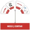 Sierra para metal para MOTO SAW Dremel MS53 2615.MS5.3AA-000