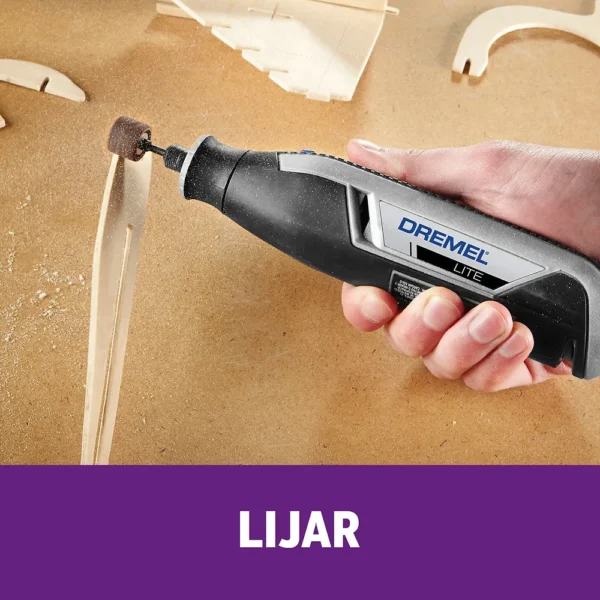 Minitorno Multipropósito Inalámbrico 4V Lite 7760 + 10 Accs Dremel F013.776.0AW-000