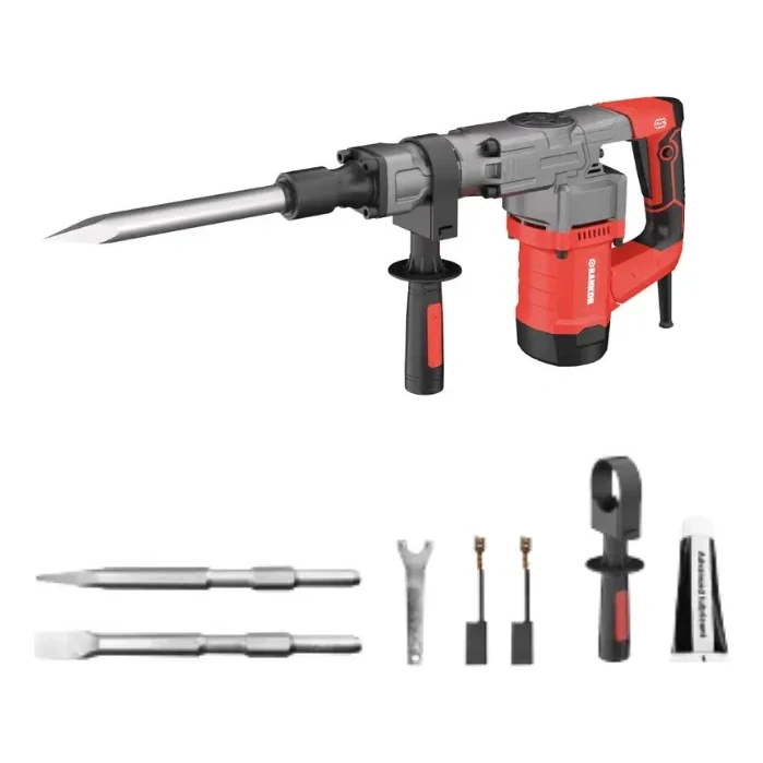 Martillo demoledor con 1300W Rankor Fuerza 20J Encastre Hex 17mm