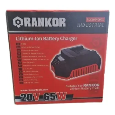 Cargador de Baterías de Ion-Litio 2Ah-4Ah / 65W (Caja Roja) Rankor