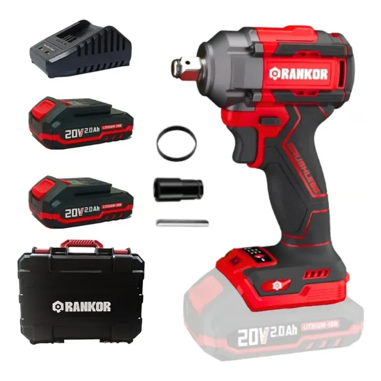 Llave de impacto 20V Encastre 1/2" 350Nm Torque Rankor Brushless