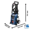 Hidrolavadora de Alta Presión 1700W 138 Bar Bosch GHP 200 0600.910.DE0-000