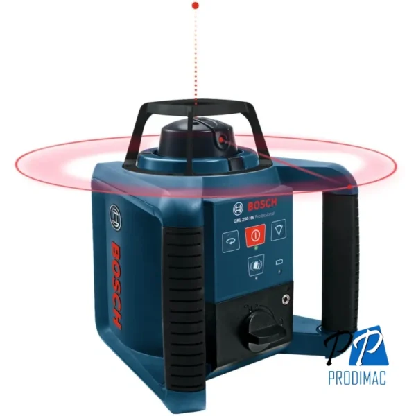 Nivel Láser Rotativo Bosch 250 metros GRL 250 HV 0601.061.600-000