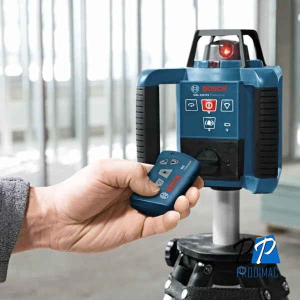 Nivel Láser Rotativo Bosch 250 metros GRL 250 HV 0601.061.600-000