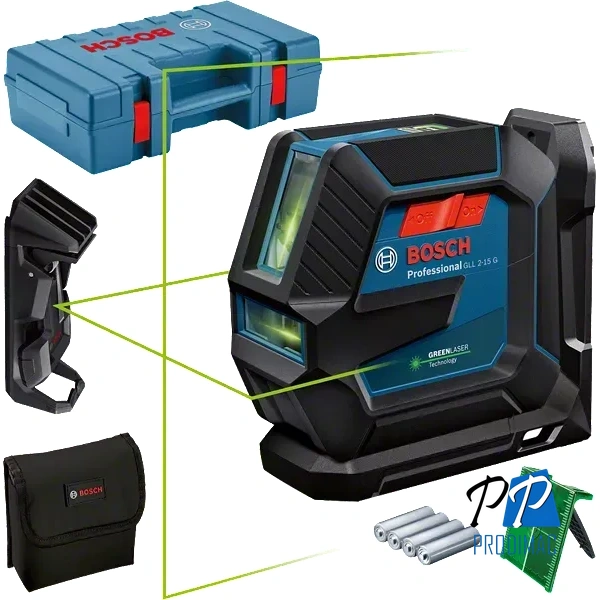 Nivel Láser 1/4" 15M GLL 2-15 G Bosch 0601.063.W02-000