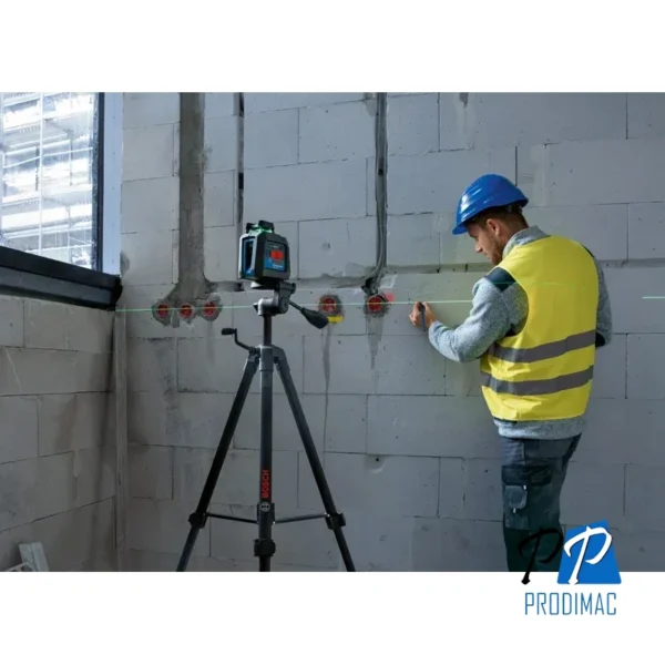 Nivel Láser líneas cruzadas 10mts GLL 2-20G Verde + Tripode Bt 150 0601.065.001-000