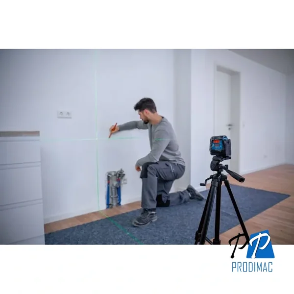 Nivel Láser 3.7V 2 Líneas Verde Recargable USB 12m Bosch GLL 12-22 G 0601.065.321-000