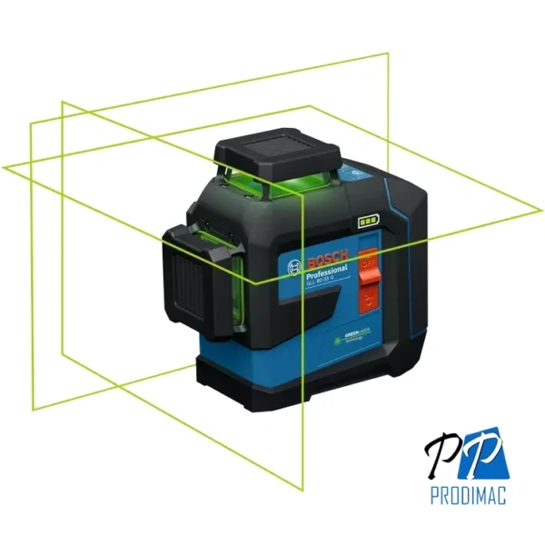 Nivel Láser de 3 Lineas Verde 30 Metros Bosch GLL 80-33 G 0601.065.500-000