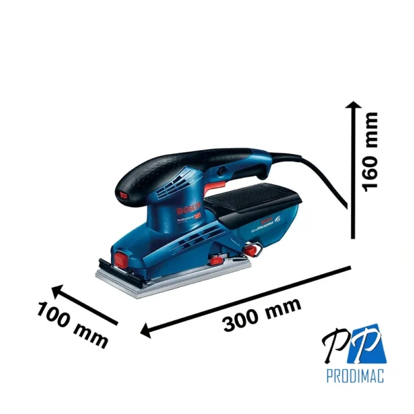 Lijadora Orbital 1/3 (93 x 230 mm) 190W Bosch GSS 23 AE 0601.070.7E0-000