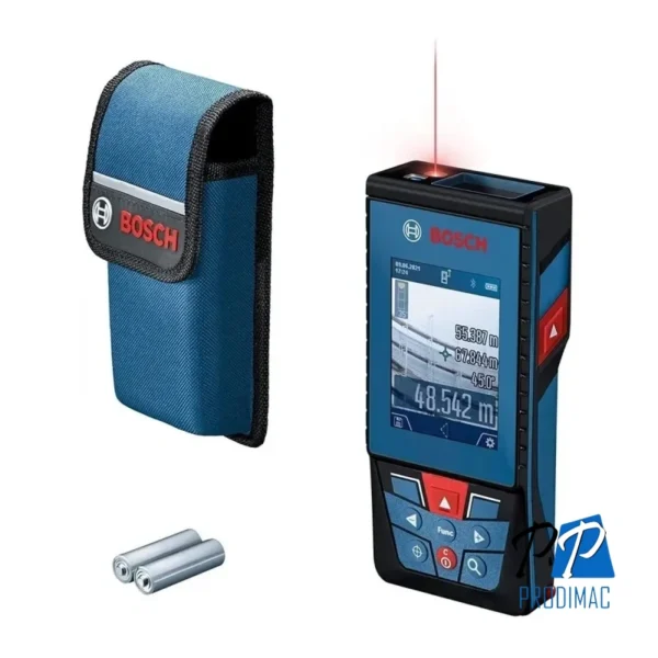 Medidor de Distancia Láser de Hasta 100 metros con Bluetooth Bosch GLM 100-25 C 0601.072.Y00-000