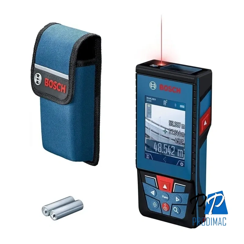 Medidor de Distancia Láser de Hasta 100 metros con Bluetooth Bosch GLM 100-25 C 0601.072.Y00-000