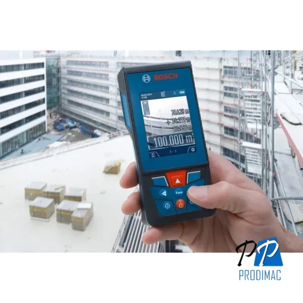 Medidor de Distancia Láser de Hasta 100 metros con Bluetooth Bosch GLM 100-25 C 0601.072.Y00-000