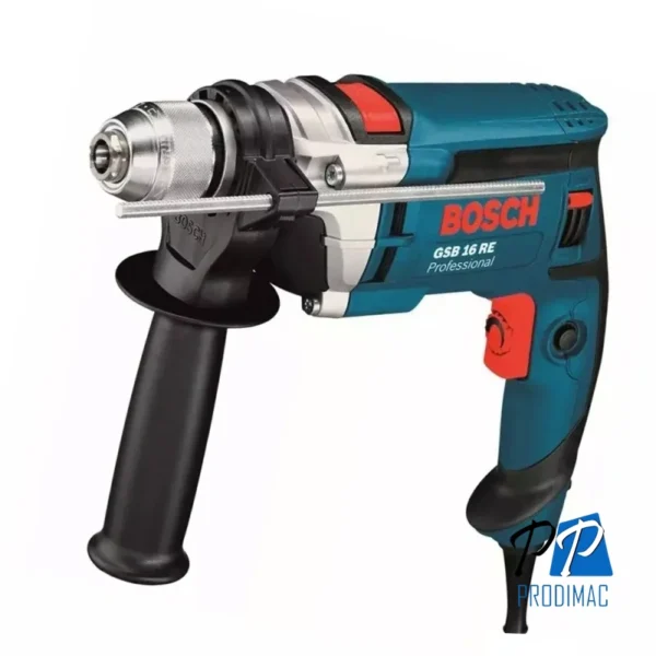 Taladro Percutor 1/2" 750W 47600 gpm Maleta Bosch GSB 16 RE 0601.14E.500-000