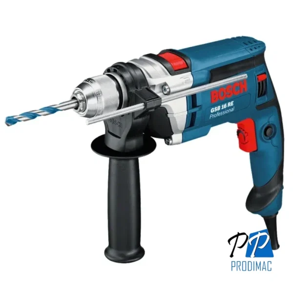 Taladro Percutor 1/2" 750W 47600 gpm Maleta Bosch GSB 16 RE 0601.14E.500-000