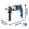 Taladro Percutor 1/2" 1100W 51000 gpm Maleta Bosch GSB 24-2 0601.19C.8E0-000