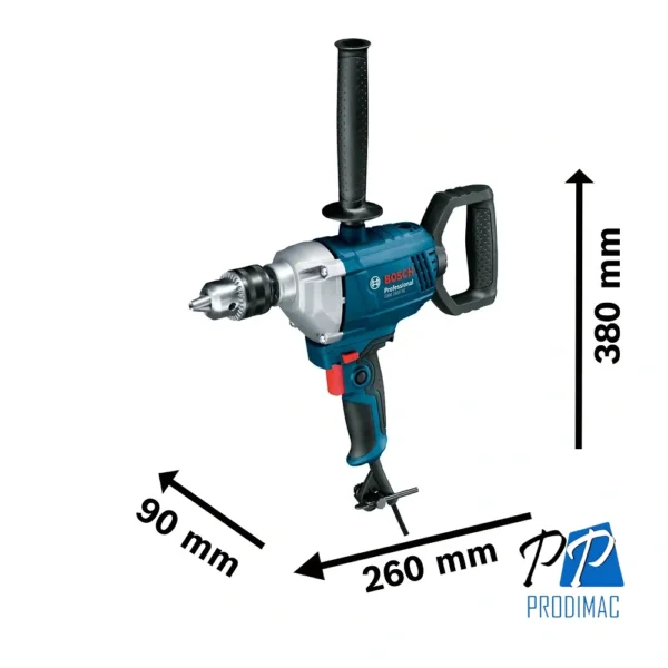 Taladro de Rotación 5/8" 850W Tipo Espada Bosch GBM 1600 RE 0601.1B0.0E0-000