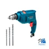 Taladro Percutor 3/8" 450W 49600 gpm + 3 Brocas Bosch GSB 450 RE 0601.1B5.0E1-000