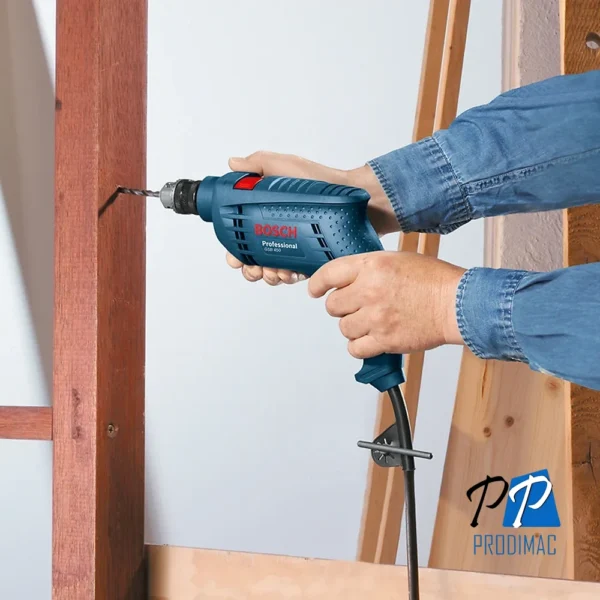 Taladro Percutor 3/8" 450W 49600 gpm + 3 Brocas Bosch GSB 450 RE 0601.1B5.0E1-000