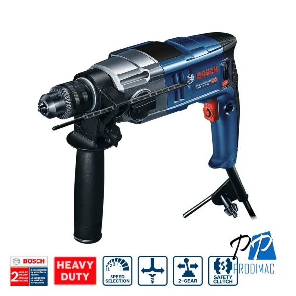Taladro de Rotación 1/2" 800W 3000 rpm Bosch GBM 16-2 RE 0601.1B8.0E0-000