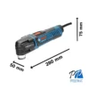 Multitool 300W 20000 opm + Accesorios Bosch GOP 30-28 0601.237.0E0-000
