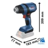 Pistola de Calor 18V 500 °C Baretool Bosch GHG 18V-50 0601.2A6.580-000