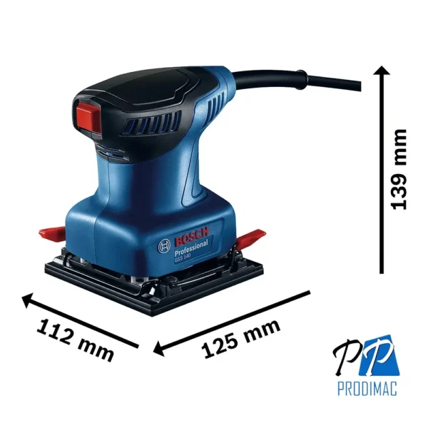 0601.2A8.0E1-000-3.webp Lijadora Orbital (114 x 140 mm) 220W Bosch GSS 140 0601.2A8.0E1-000