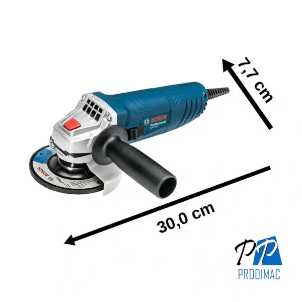 Amoladora Angular 4 1/2" 850W 11000 rpm Bosch GWS 850 0601.377.5EA-000