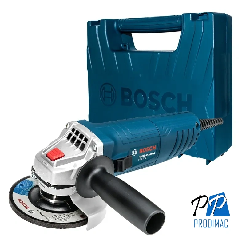 Amoladora Angular 4 1/2" 850W 11000 rpm + Maleta Bosch GWS 850 0601.377.5EB-000
