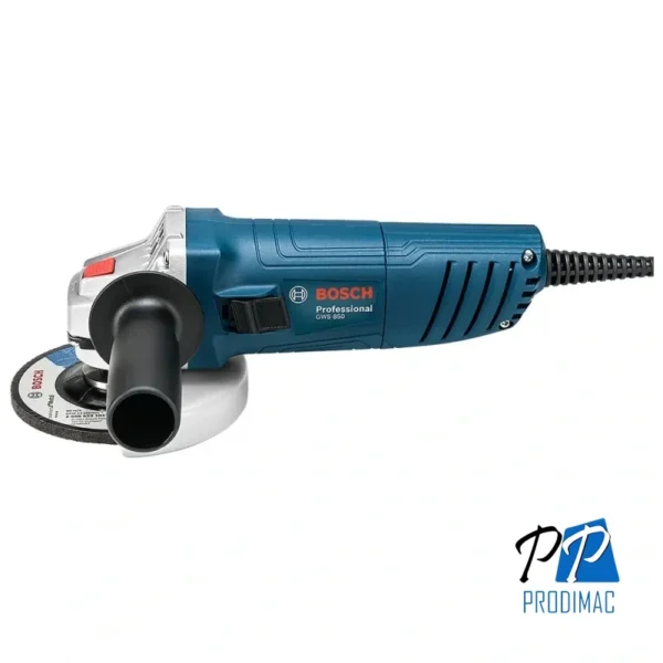 Amoladora Angular 4 1/2" 850W 11000 rpm + Maleta Bosch GWS 850 0601.377.5EB-000