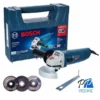 Amoladora Angular 4 1/2" 850W 12000 rpm+ 3 Discos Bosch GWS 850 0601.377.5ED-000