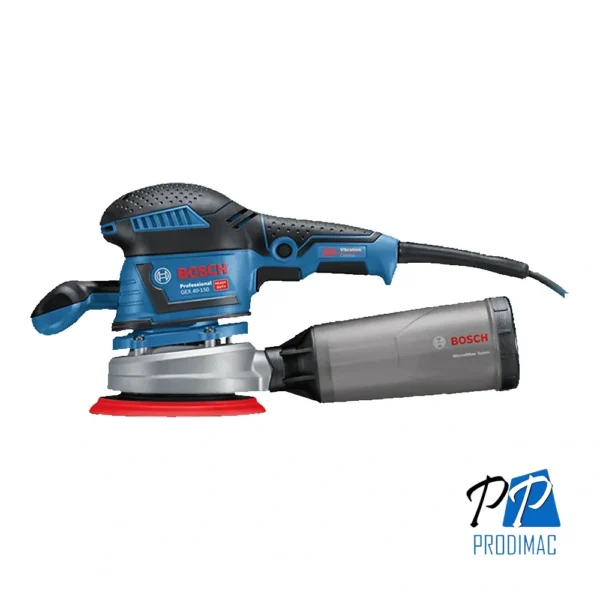 Lijadora Excéntrica 6" (150 mm) 400W Bosch GEX 40-150 0601.37B.2E0-000