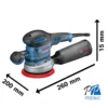 Lijadora Excéntrica 6" (150 mm) 400W Bosch GEX 40-150 0601.37B.2E0-000