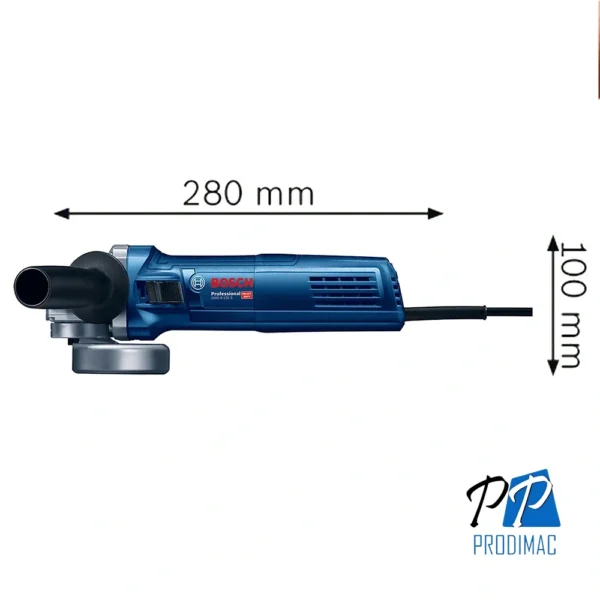 Amoladora Angular 5" 900W 11000 rpm Bosch GWS 9-125 0601.396.0E1-000
