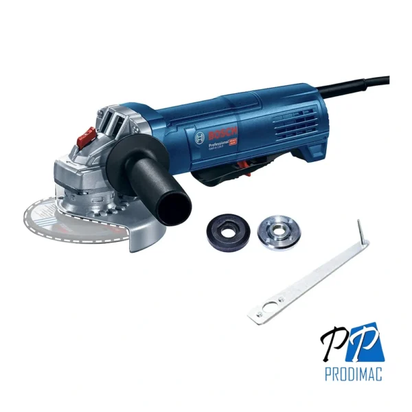Amoladora Angular 5" 900W 11000 rpm Bosch GWS 9-125 P 0601.396.5E2-000