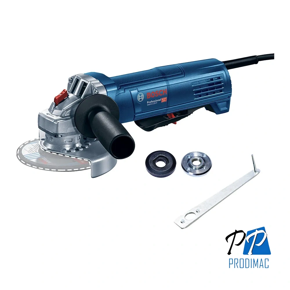 Amoladora Angular 5" 900W 11000 rpm Bosch GWS 9-125 P 0601.396.5E2-000